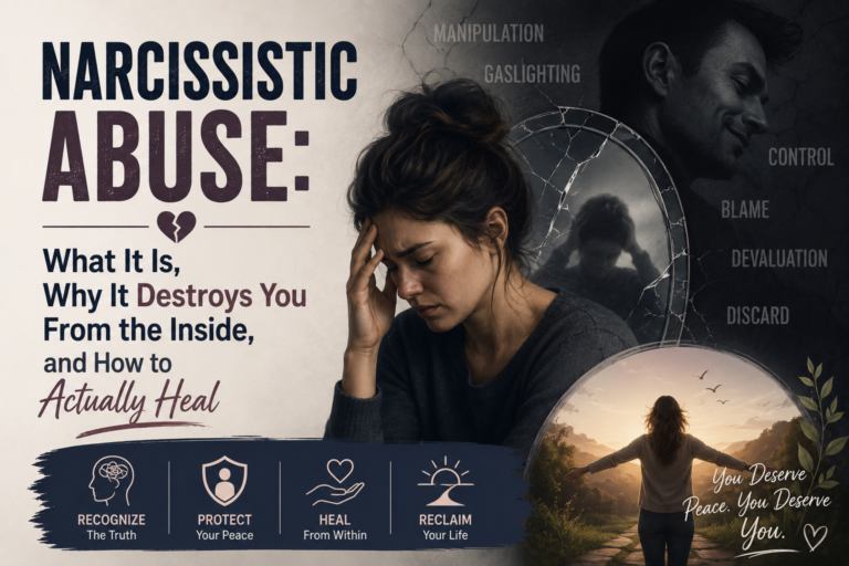 Narcissistic Abuse: What It Is, Why It Destroys You From the Inside, and How to Actually Heal Narcissistic Abuse